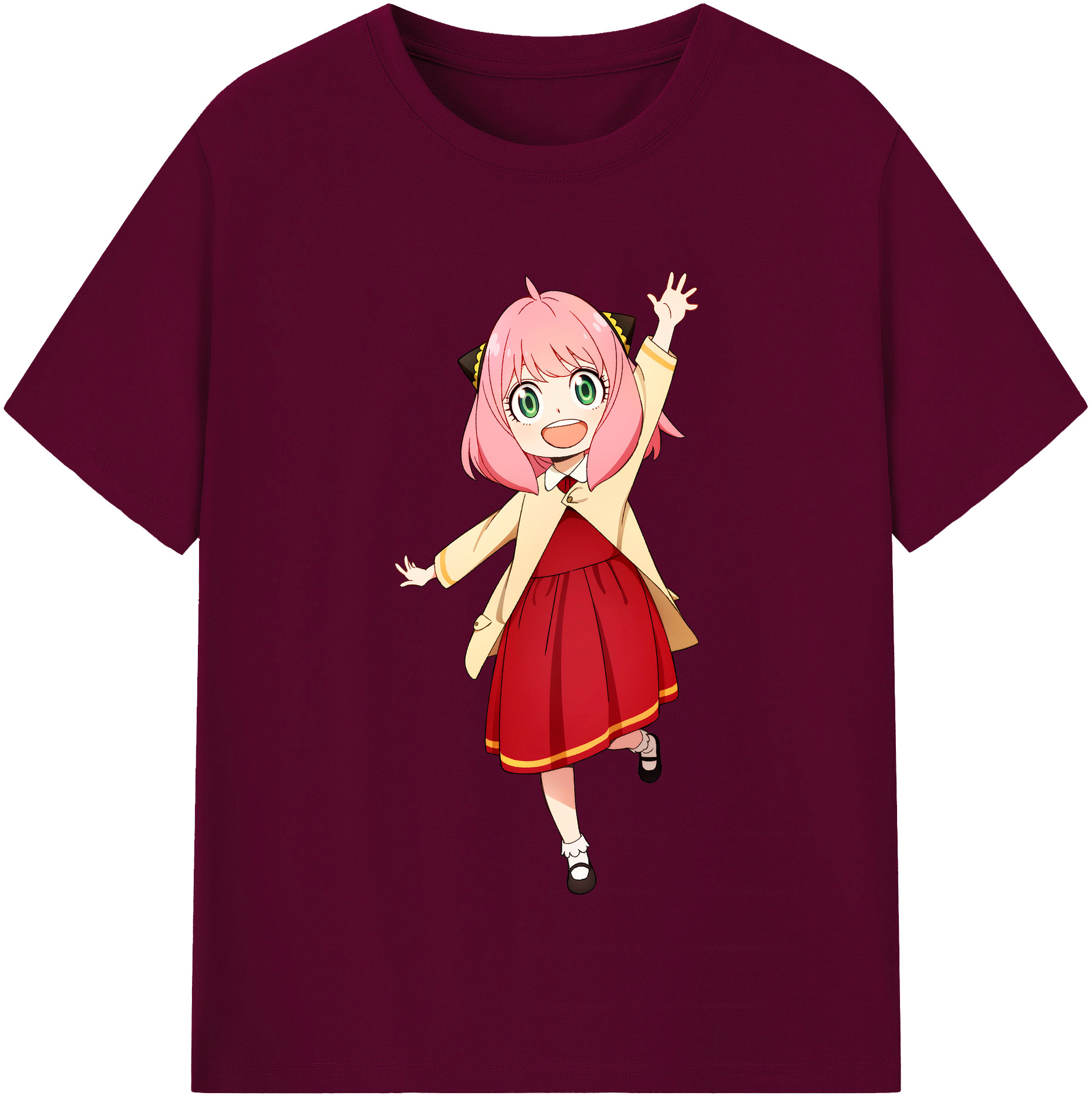 （画像用） SPY×FAMILY间谍家家酒 レディースカジュアルプリントTシャツ（綿100％）